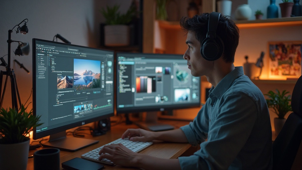 デジタルクリエイターの作業風景