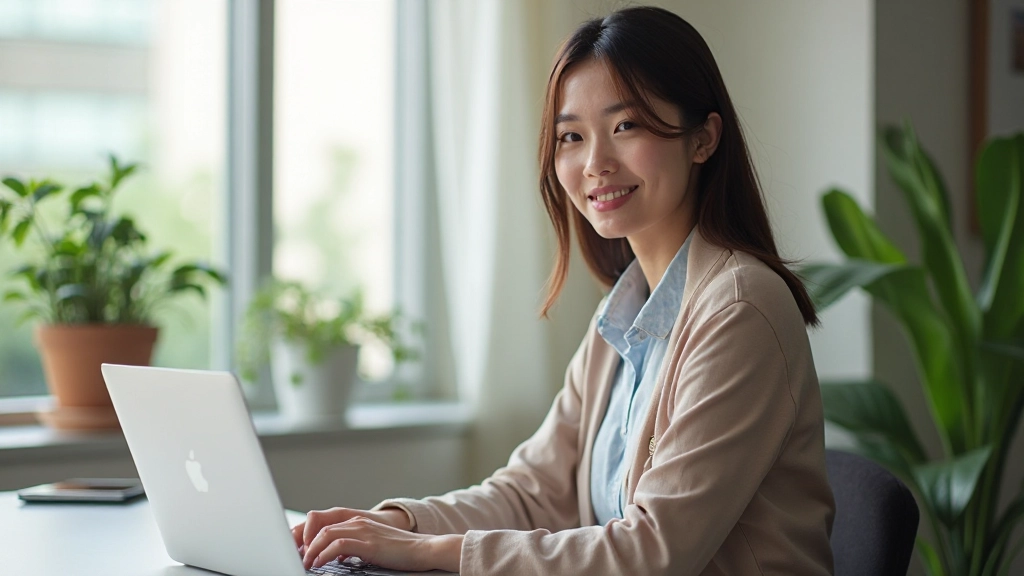 ラップトップでソーシャルメディア戦略を分析するコンテンツクリエイター